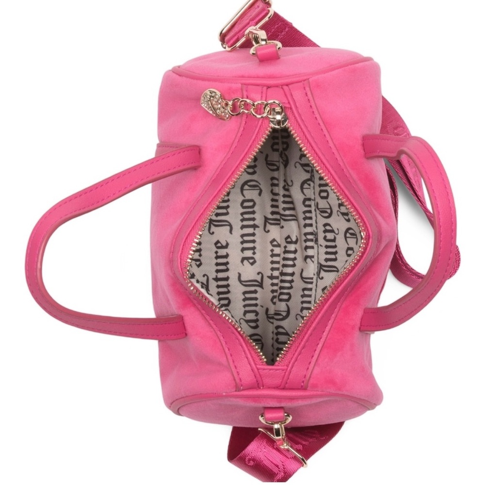 JUICY COUTURE Pink Mini Barrel Crossbody Handbag. - Picture 4 of 5